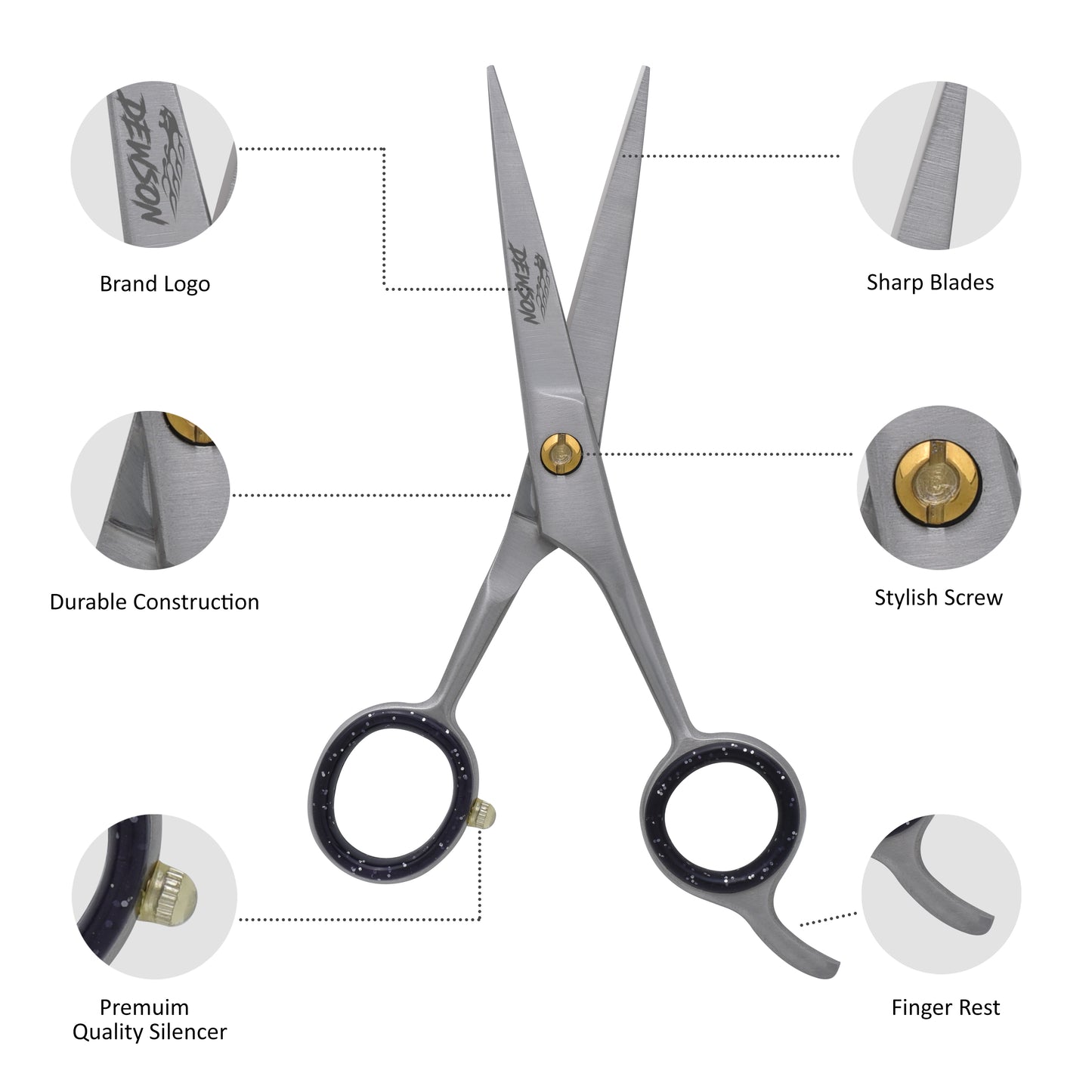 Dewson Satin Finish – Professional Hairdressing Scissors
