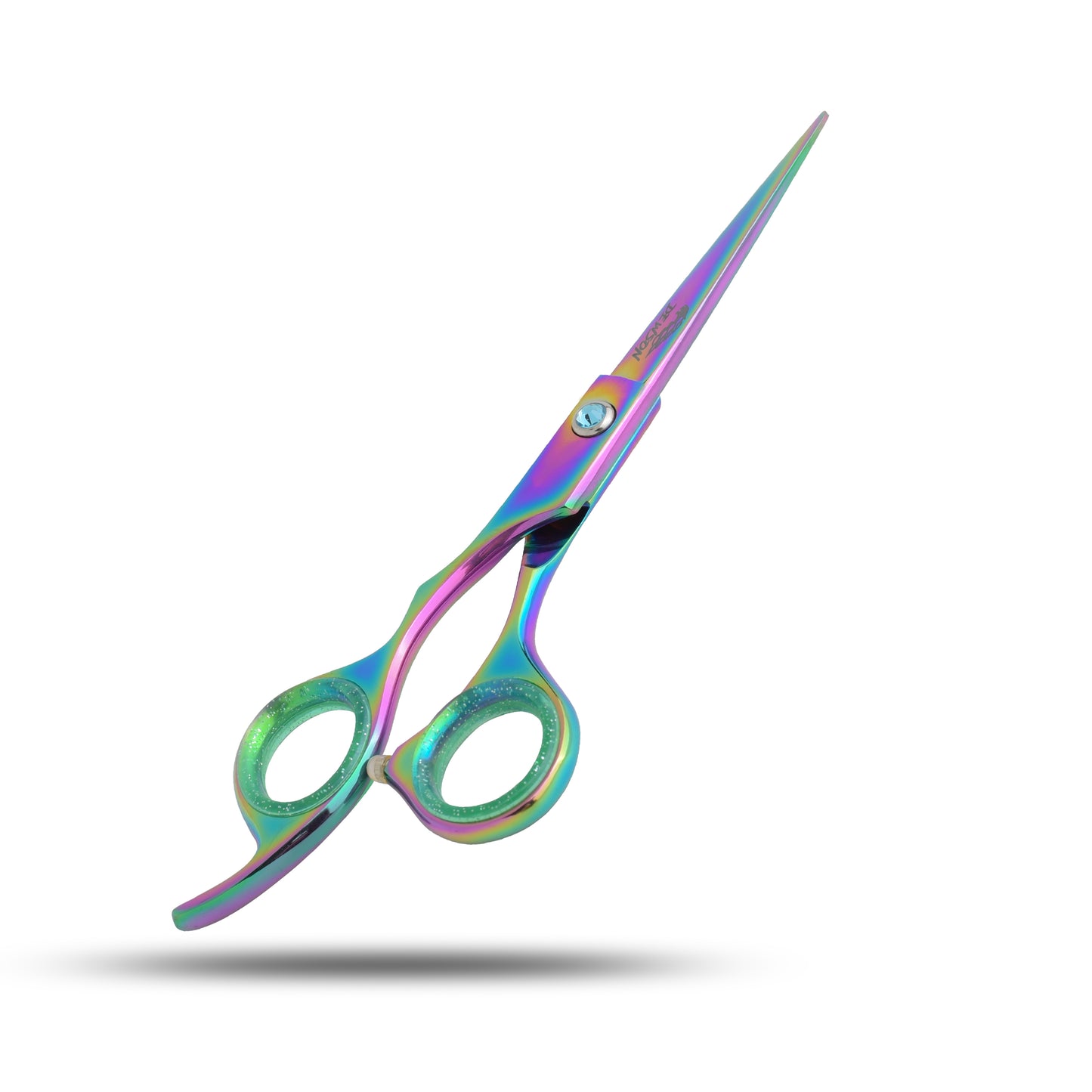 Titanium Plasma Shinning Multi Color Rainbow Hairdressing Scissor For Left Handers