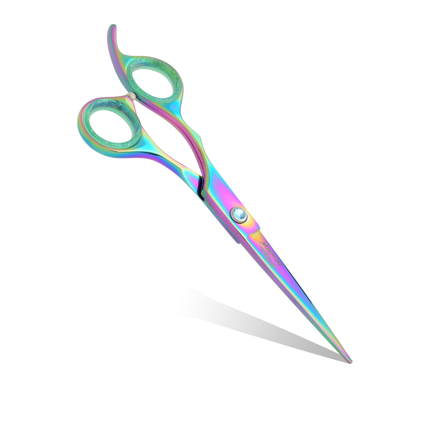 Titanium Plasma Shinning Multi Color Rainbow Hairdressing Scissor For Left Handers