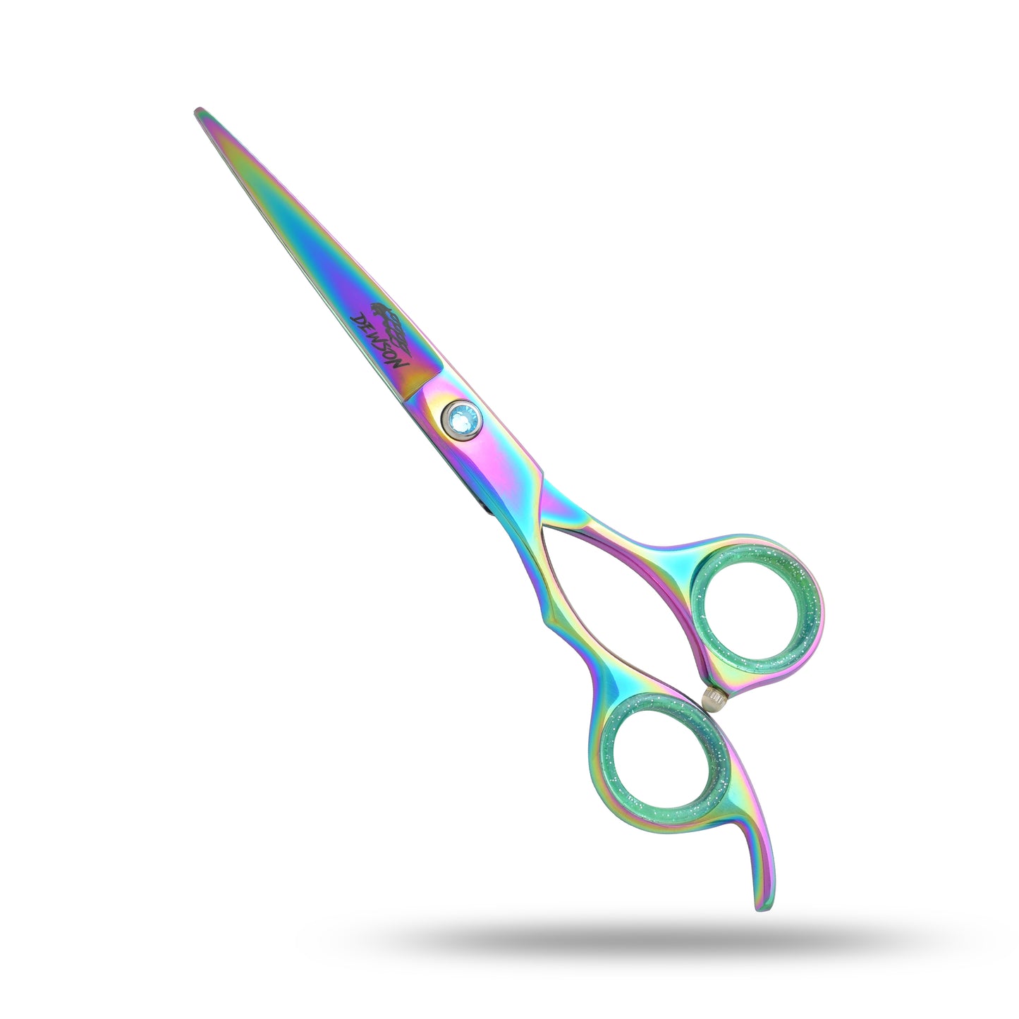 Titanium Plasma Shinning Multi Color Rainbow Hairdressing Scissor For Left Handers
