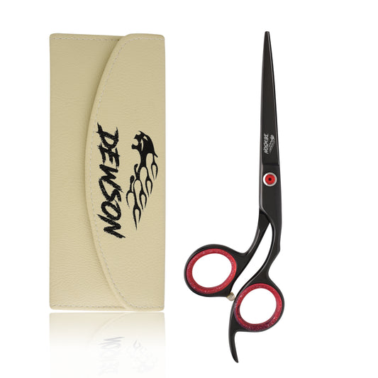 Black Metallic Shining Professional Hairdressing Scissor